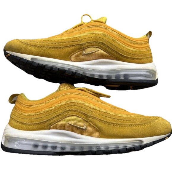 Vintage Nike Air Max 97 QS Olympic Rings Yellow Men’s Size 10 Shoes Sneakers - Picture 1 of 16